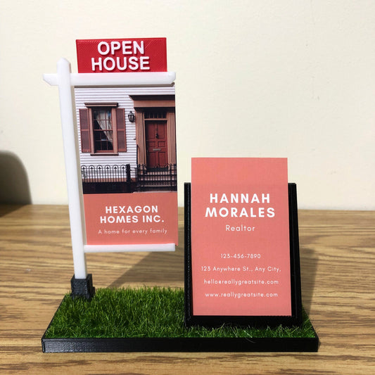 Vertical Realtor Business Card Holder