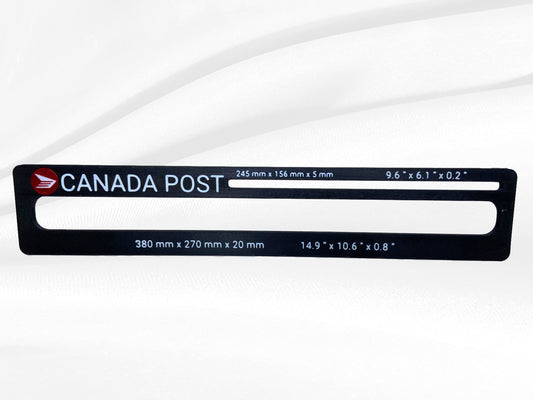 Canada Post Envelope Measurement Guide - Actual Size Slot of Doom