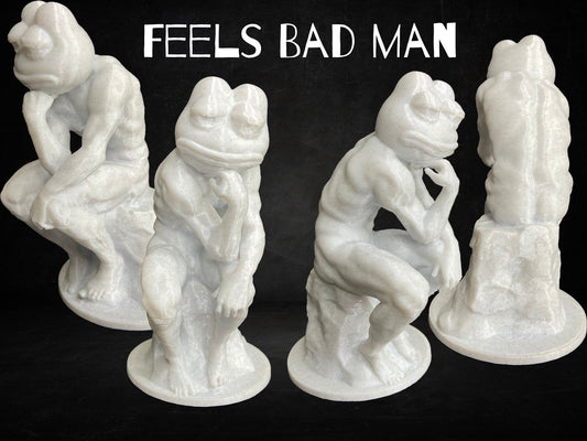 Pepe Feels Statue