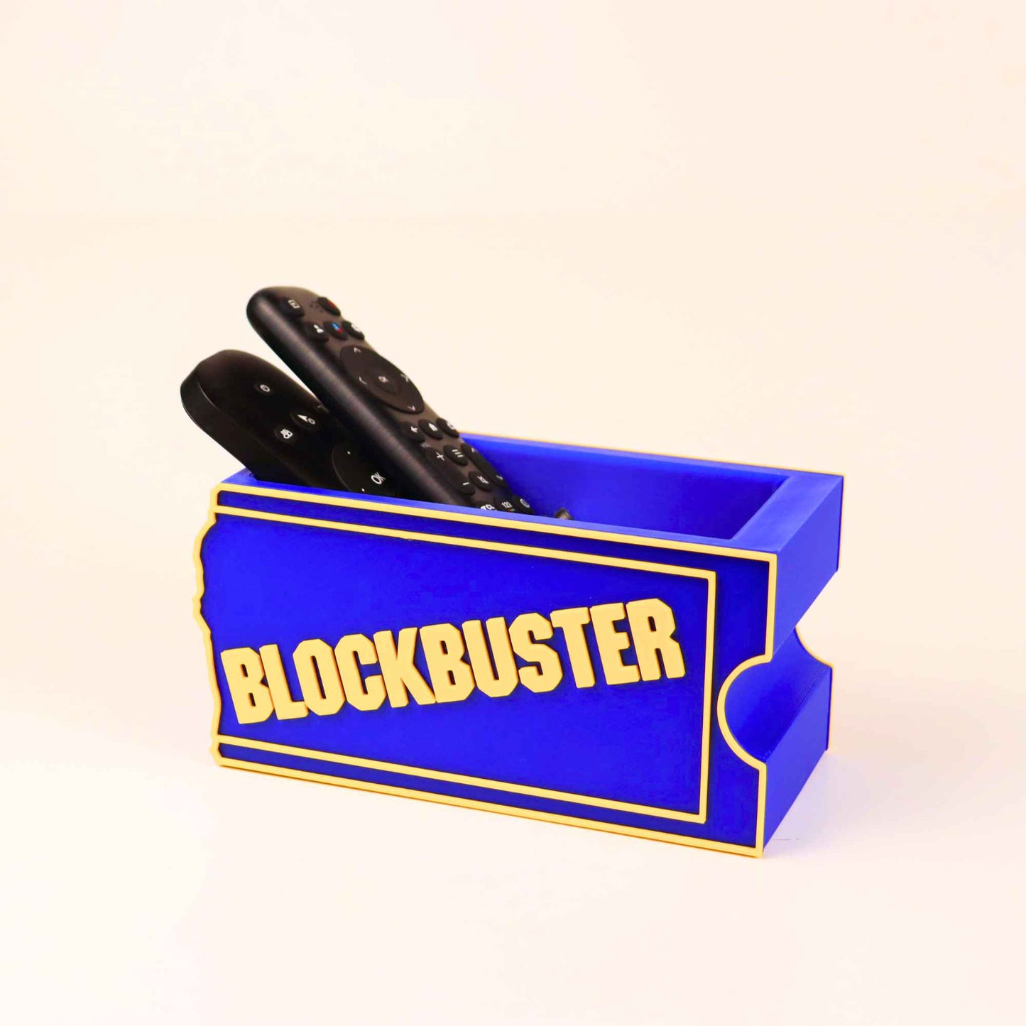 Blockbuster Inspired Remote Holder, 90s Nostalgia Gift, Retro Movie Room Decor, Home Theater Remote Organizer, Movie Night Decor