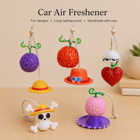 Straw Hat Series Car Freshener