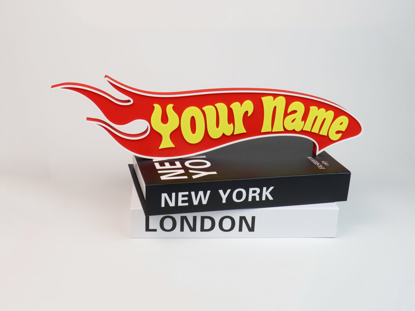 Hot Wheels Custom Nameplate | Desk Display | Door Name Sign