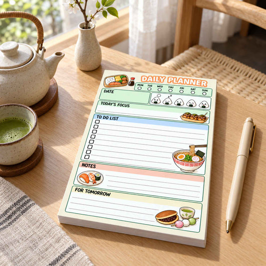 Japanese Food Planner Pad