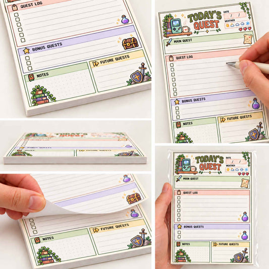 Cozy Gamer Planner Pad