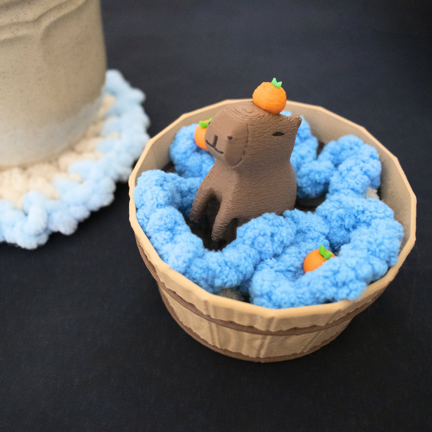 Capybara In Tub Coaster Set