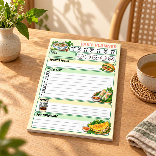 Vietnamese Food Planner Pad