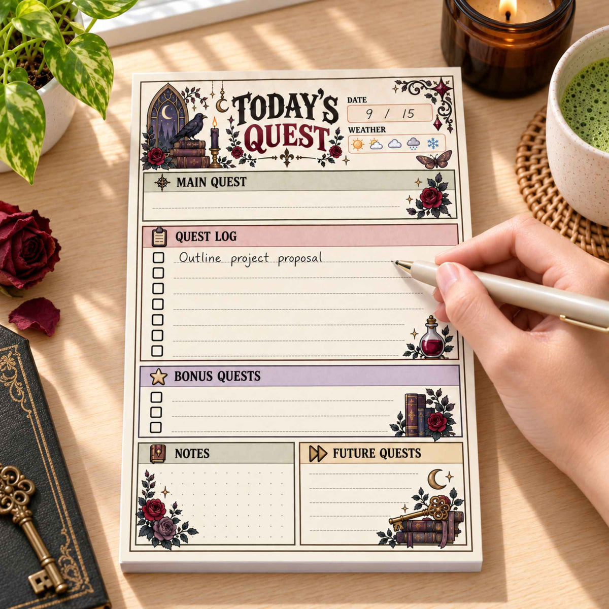 Whimsigoth Planner Pad