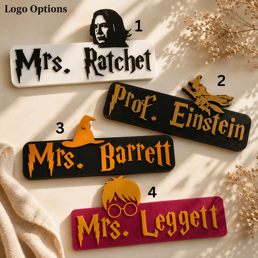 Personalized Wizard Name Plate