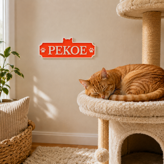 Personalized Cat Name Sign
