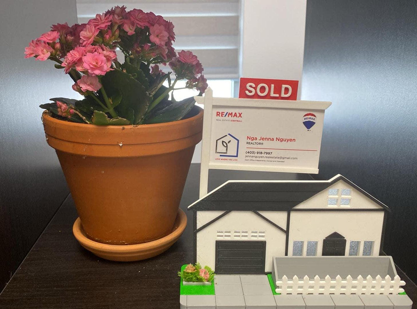 Real Estate Business Card Holder