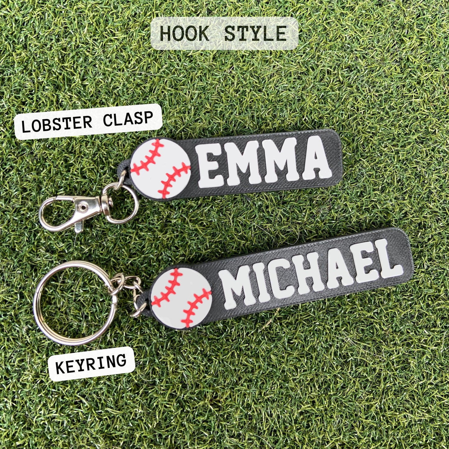 Baseball Custom Keychain