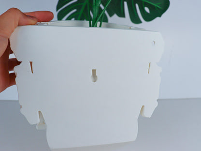 Cyborg Female Face Wall Planter