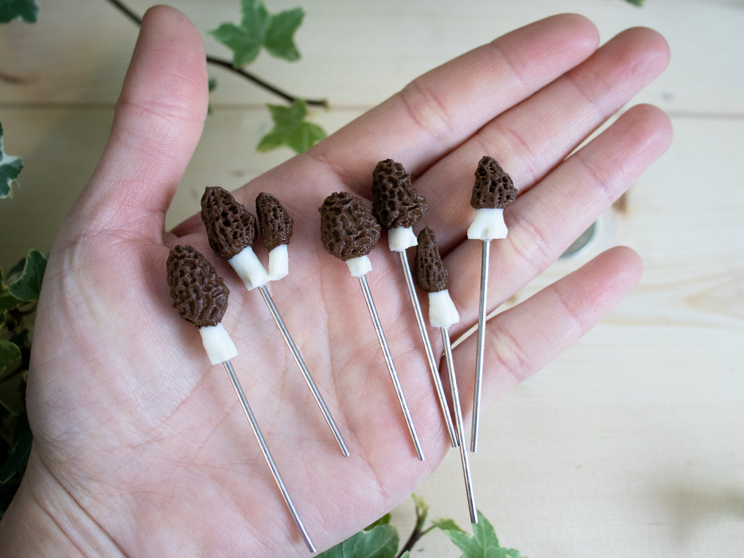 Morel Mushroom Plant Stake
