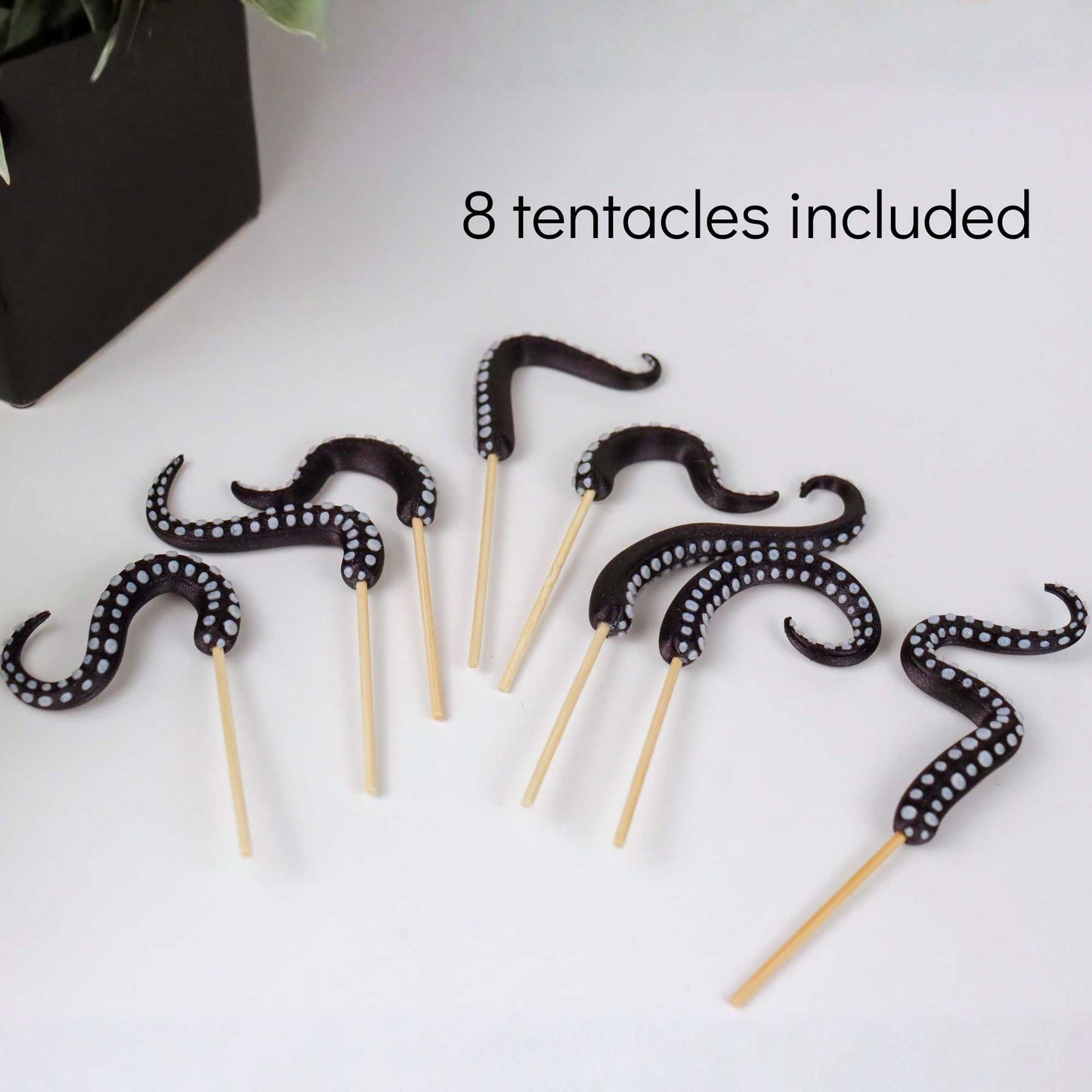 House Plant Accessories Decor - Set of 8 Sea monster Tentacles