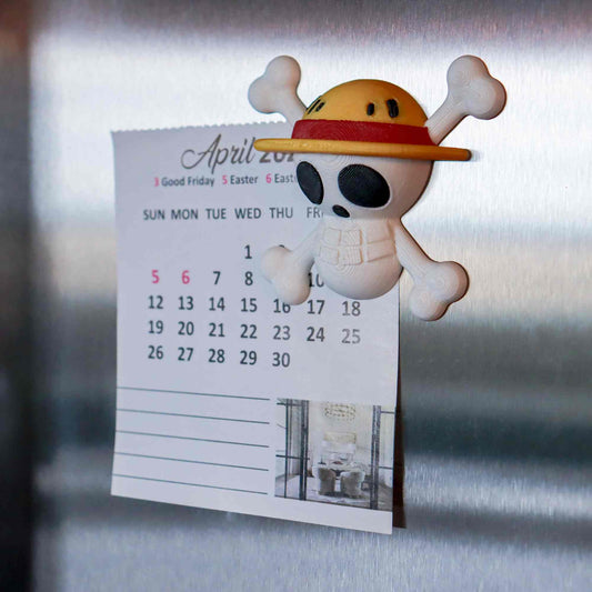 Straw Hat Fridge Magnet