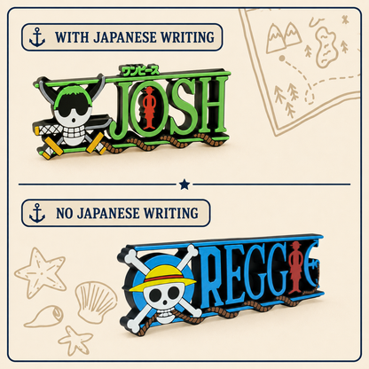 Custom One Piece Nameplate