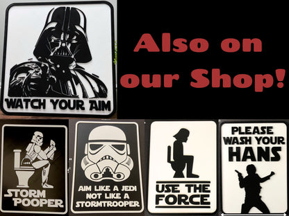 Flush You Must Bathroom Sign