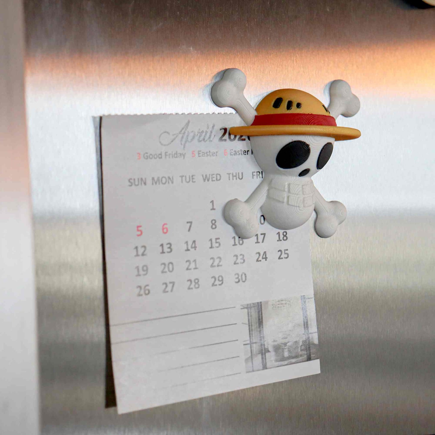 Straw Hat Fridge Magnet