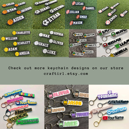 Soccer Custom Keychain