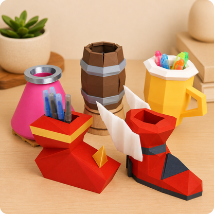 Runescape OSRS Pen Holder Set - 5 Styles