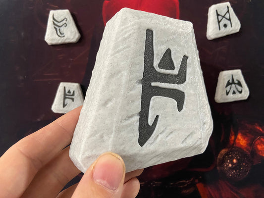 Rune Sculpture Ber Zod Jah