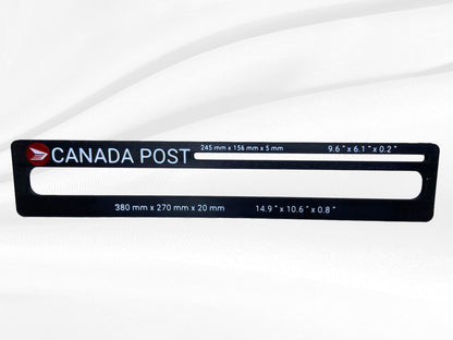 Canada Post Envelope Measurement Guide - Actual Size Slot of Doom