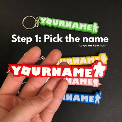 Personalized Roblox Keychain