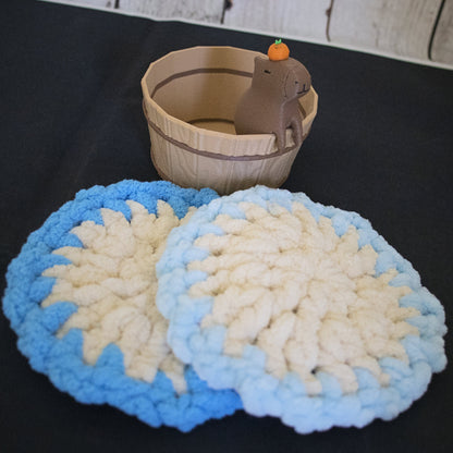 Capybara In Tub Coaster Set
