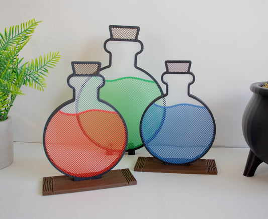 Potion Bottle Pin Display