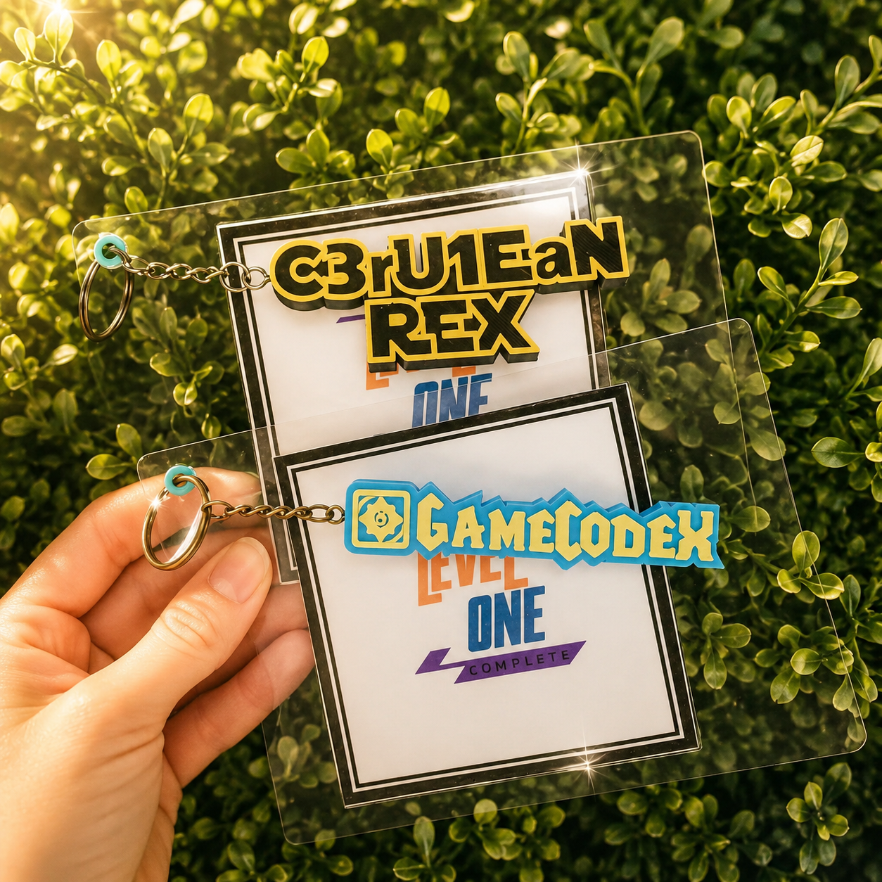 Custom Gaming and Show Themed Name Keychain