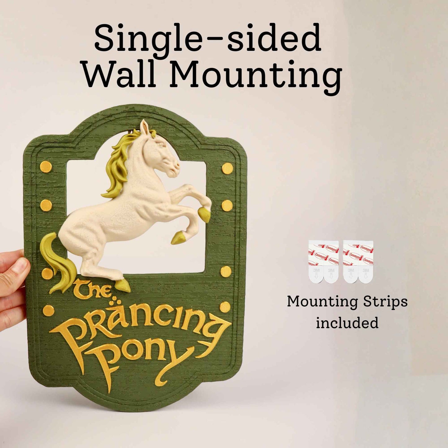 The Prancing Pony Hanging Tavern Sign