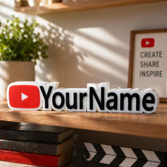 Custom Youtube Nameplate