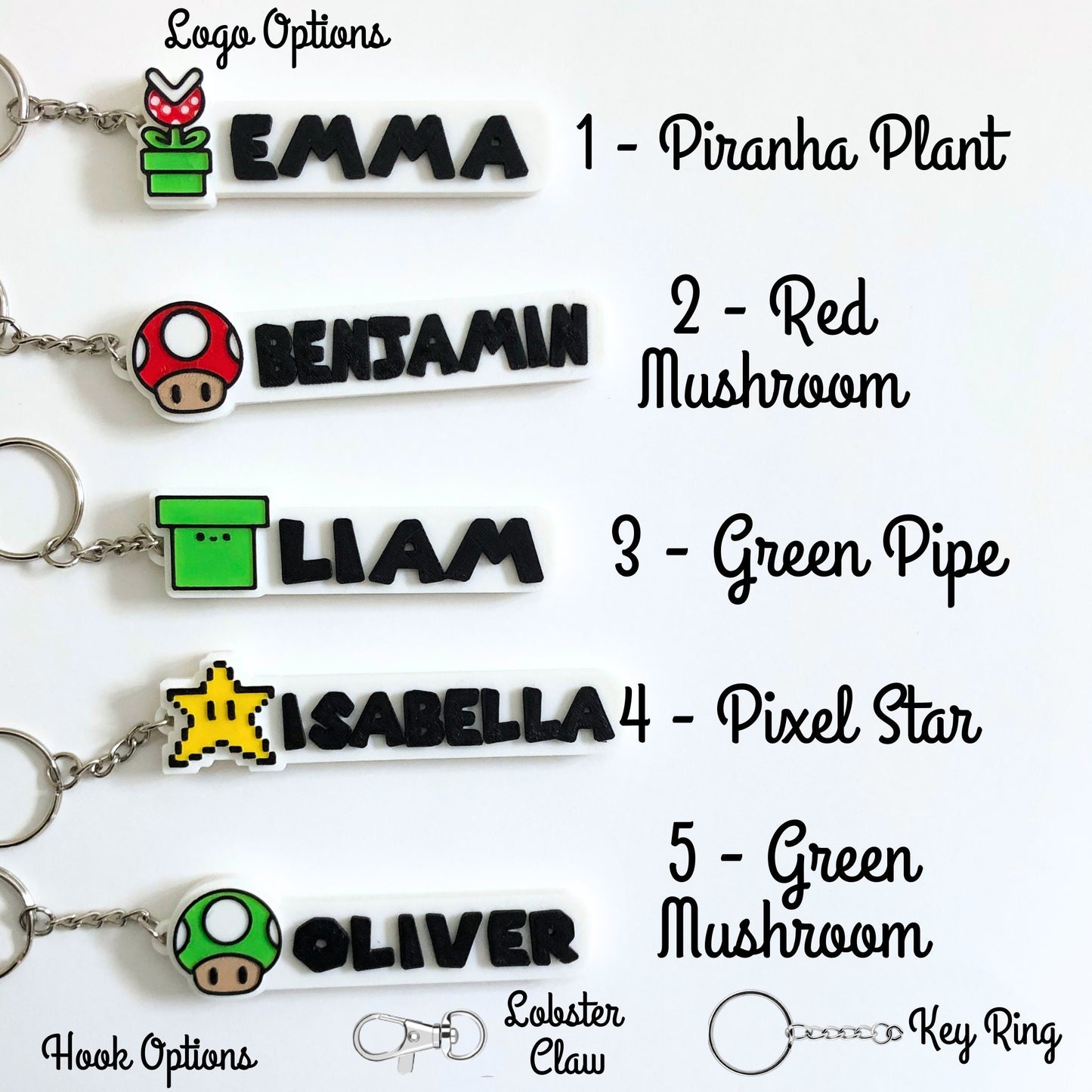 Mario Custom Keychain