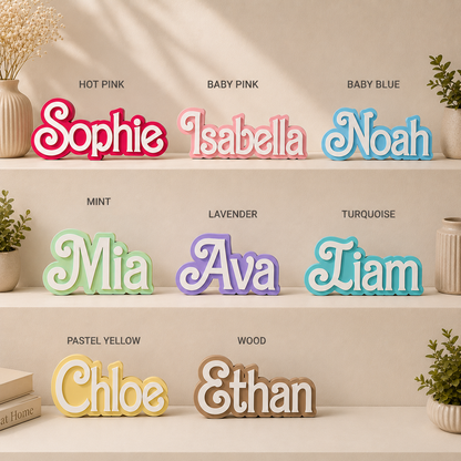 Custom Doll Style Nameplate