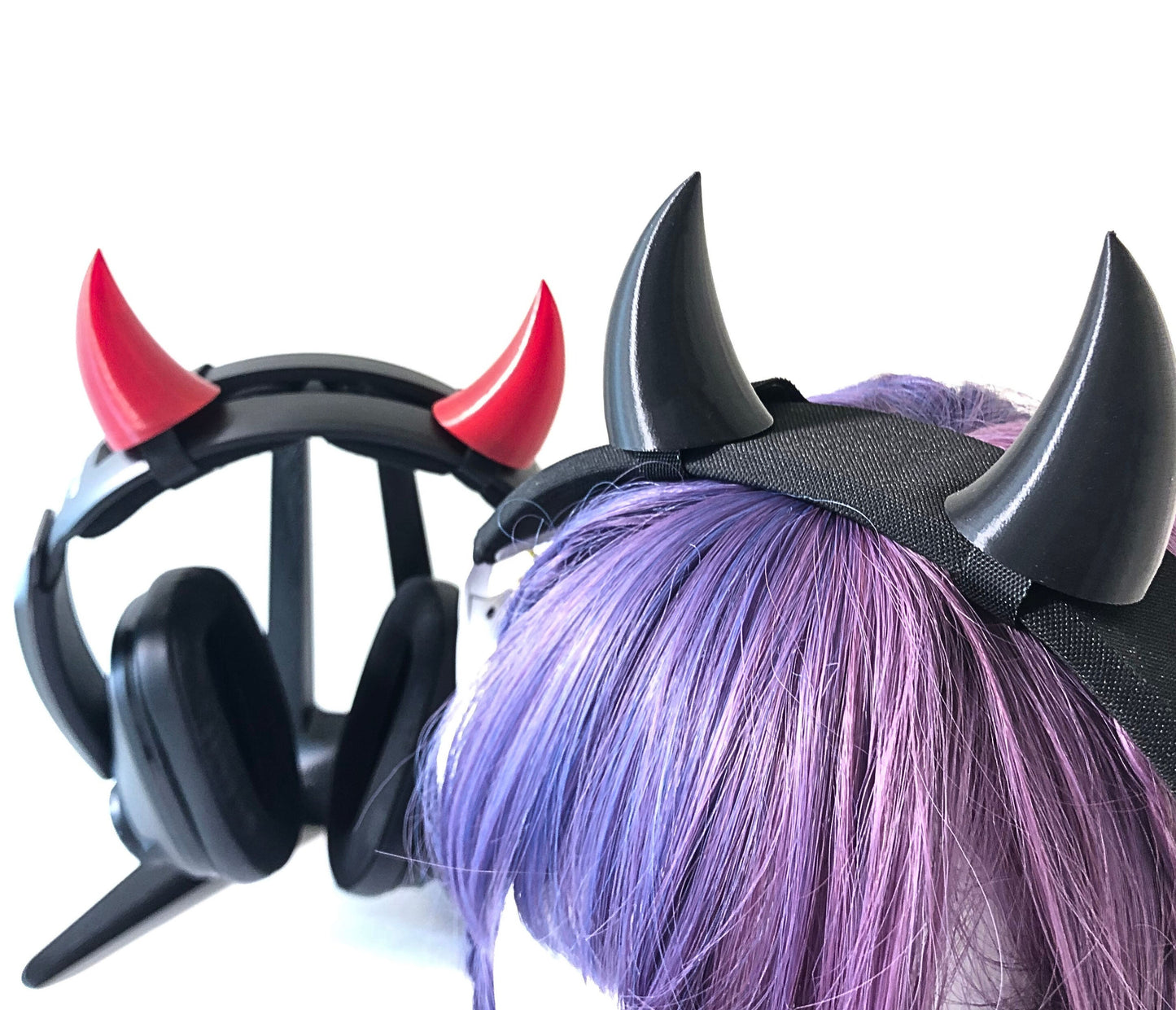 Little Demon Horn Headphone Attachment