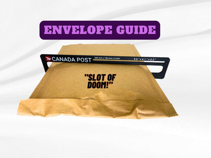 Canada Post Envelope Measurement Guide - Actual Size Slot of Doom