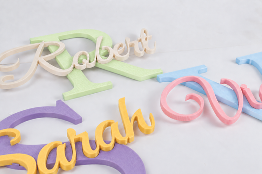 Custom Initial Wall or Door Name Sign