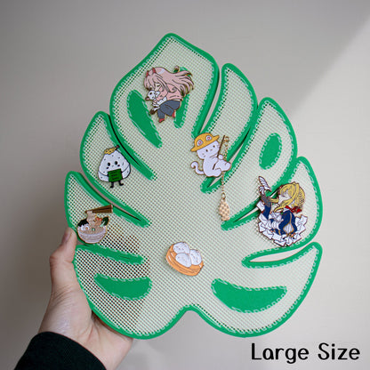 Monstera Leaf Pin Board Display