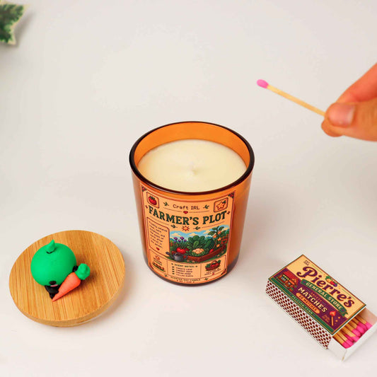 Stardew Valley Inspired Candles with Junimo Buddy