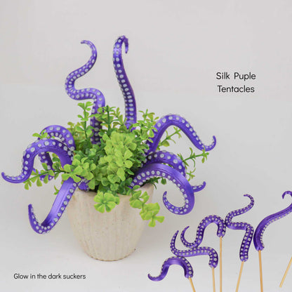 House Plant Accessories Decor - Set of 8 Sea monster Tentacles