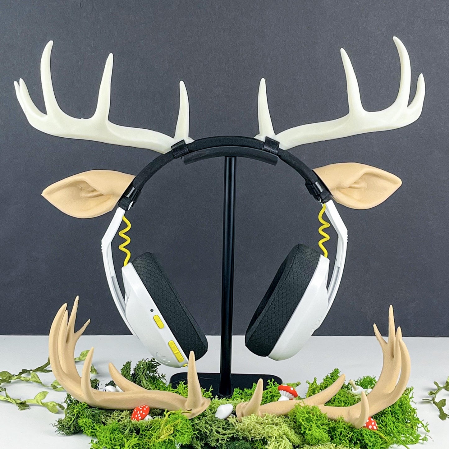 Large Deer Antler Headphone Attachment