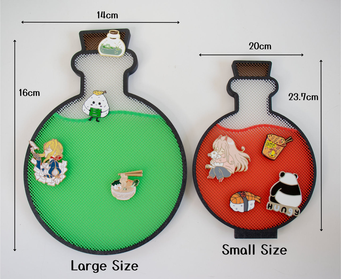 Potion Bottle Pin Display