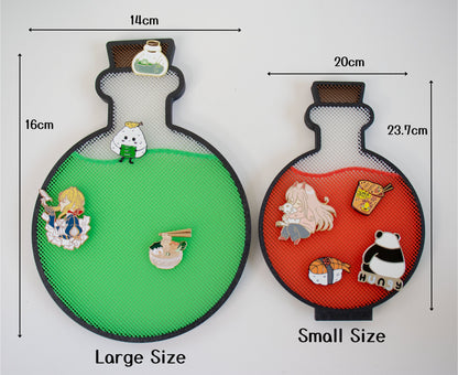 Potion Bottle Pin Display