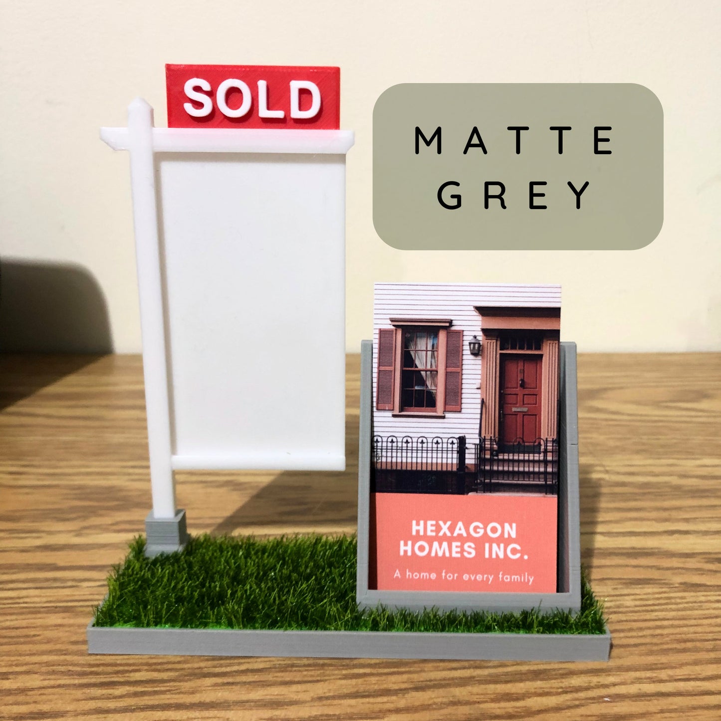 Vertical Realtor Business Card Holder