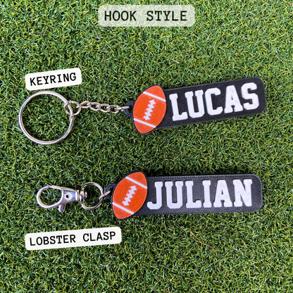 Football Custom Keychain