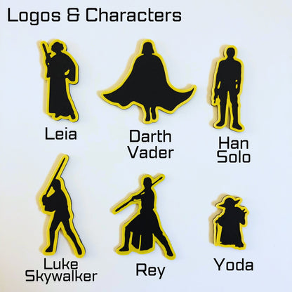 Customizable Keychain Star Wars Inspired