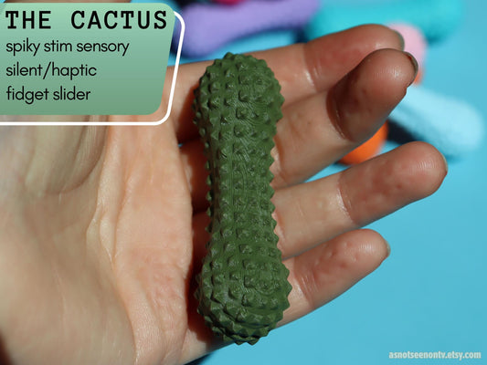 THE CACTUS – Silent Fidget Slider with “Pain Stim” Sensation