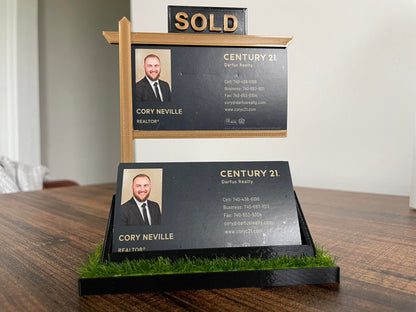 Real Estate Agent Business Card Holder