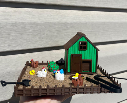 Chicken Coop Zen Garden Kit