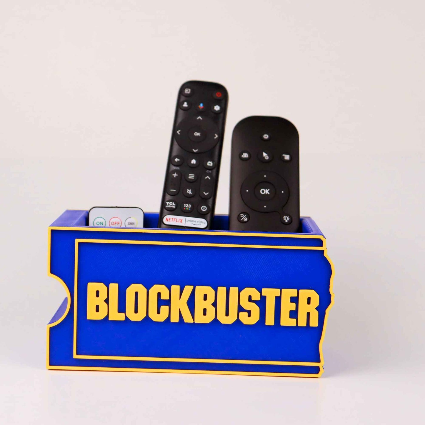 Blockbuster Inspired Remote Holder, 90s Nostalgia Gift, Retro Movie Room Decor, Home Theater Remote Organizer, Movie Night Decor